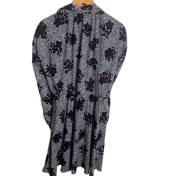 Kate Spade Bubble Dot Smocked Long Sleeve Dress Size 0 - Picture 4 of 8